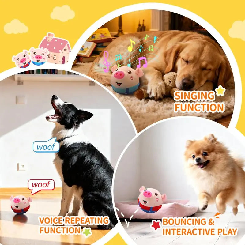 Rechargeable Interactive Dog Toy for Small, Medium & Large Dogs