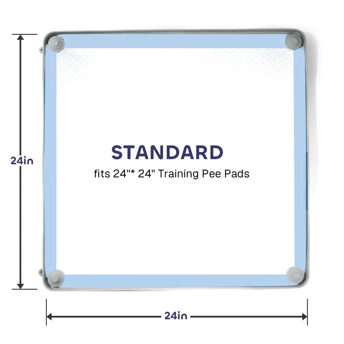 Silicone Dog Pee Pad Holder – Leak-Proof & Non-Slip