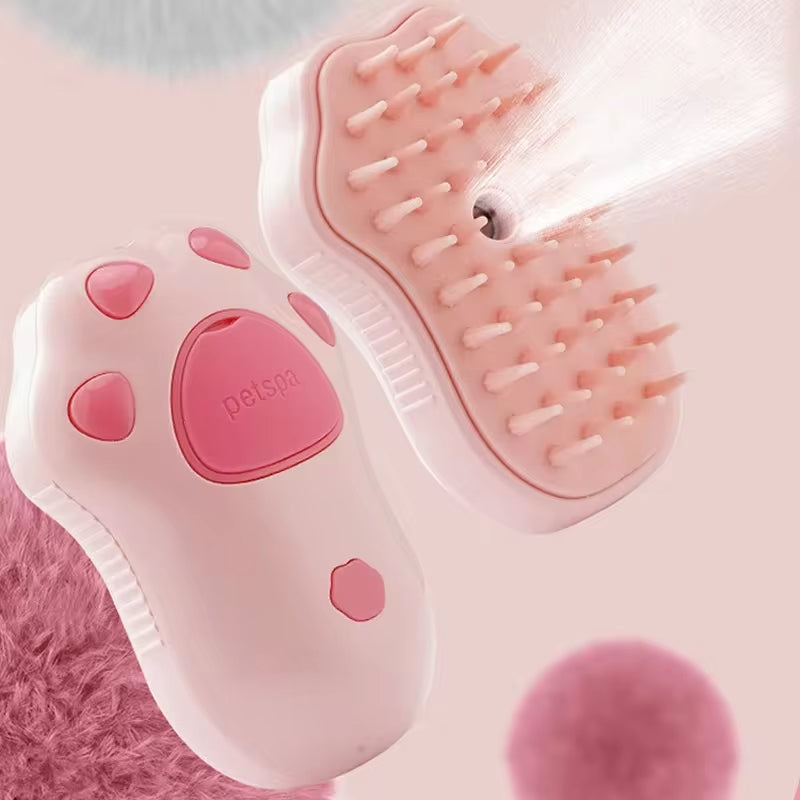3-in-1 Steam Pet Grooming Brushs