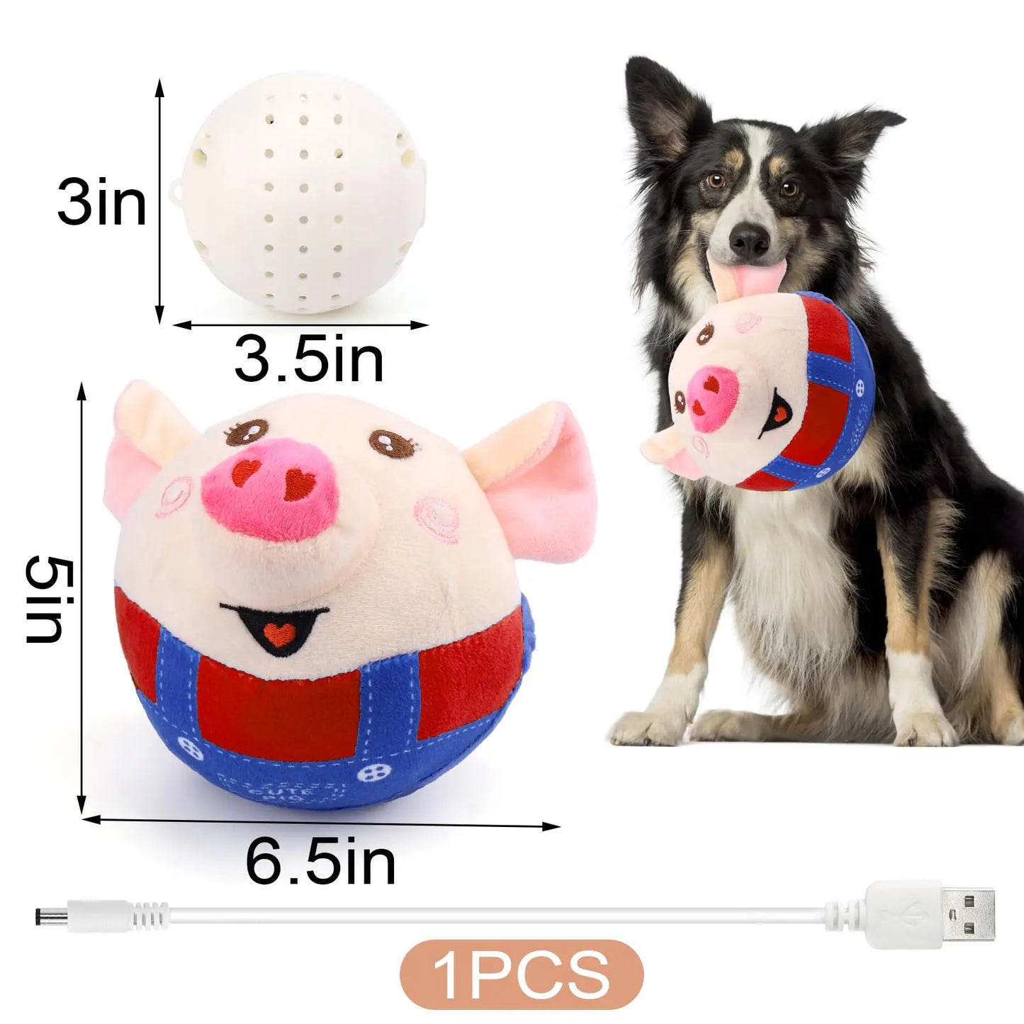 Rechargeable Interactive Dog Toy for Small, Medium & Large Dogs