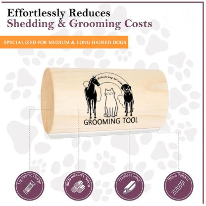 Dog Brush for Shedding & Grooming 5 Inch Comb for Short & Long Haired Dogs Efficient Fur Removal Deshedding Tool 5Oz Weight Groomer Tools Outdoorfun Outdoor Fun Summervibes Pet Lovers Petlovers