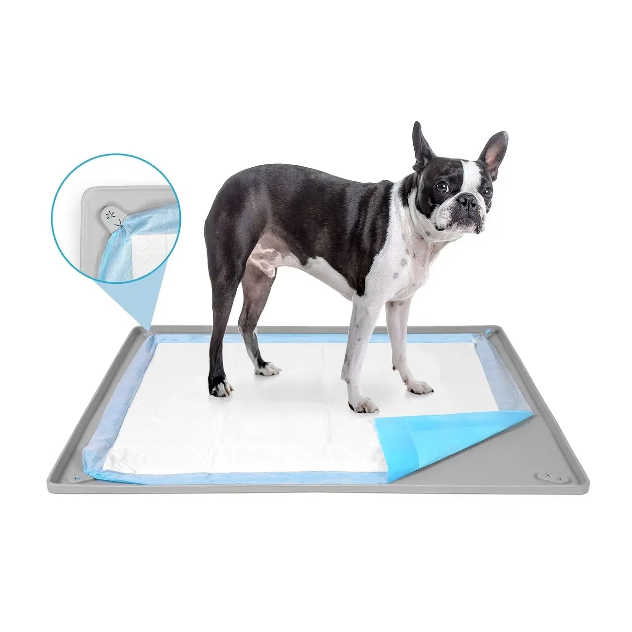 Silicone Dog Pee Pad Holder – Leak-Proof & Non-Slip