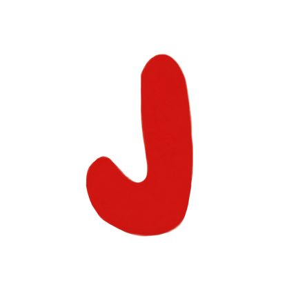Silicone Dog Charms | Letters & Symbols for Personalized Dog Collars and Leashes - Cherry Red