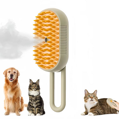 3-in-1 Steam Pet Grooming Brushs