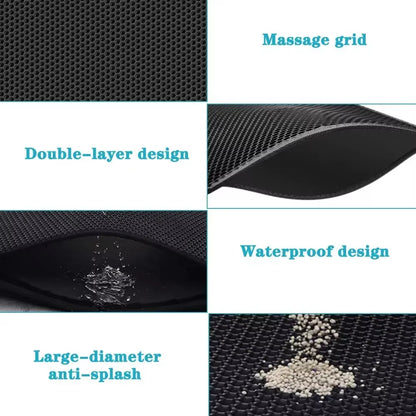 Double-Layer Waterproof Cat Litter Mat